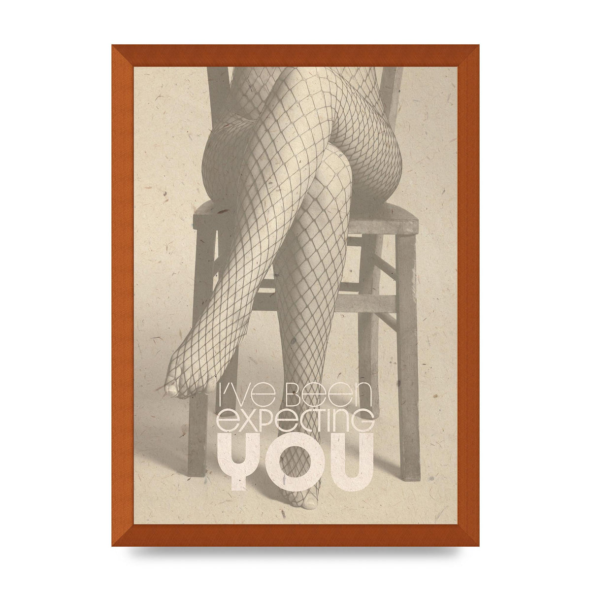 Ive Been Expecting You Fishnets Art For The Home - A3 framed