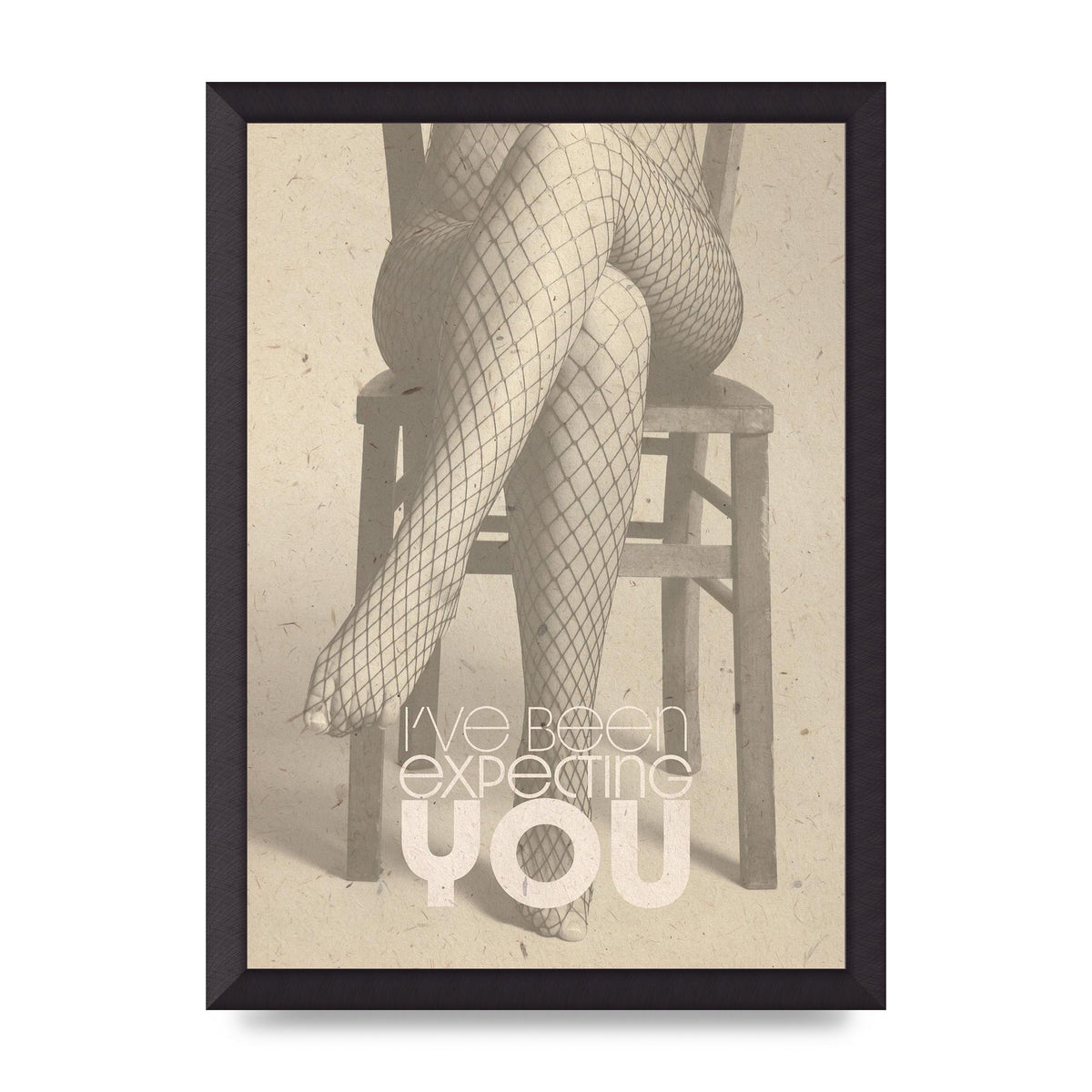 Ive Been Expecting You Fishnets Art For The Home - A3 framed