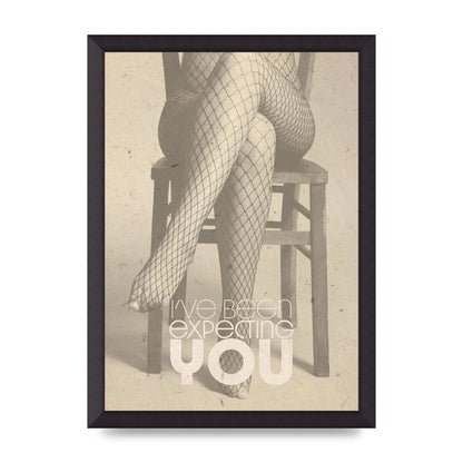 Ive Been Expecting You Fishnets Art For The Home - A3 framed