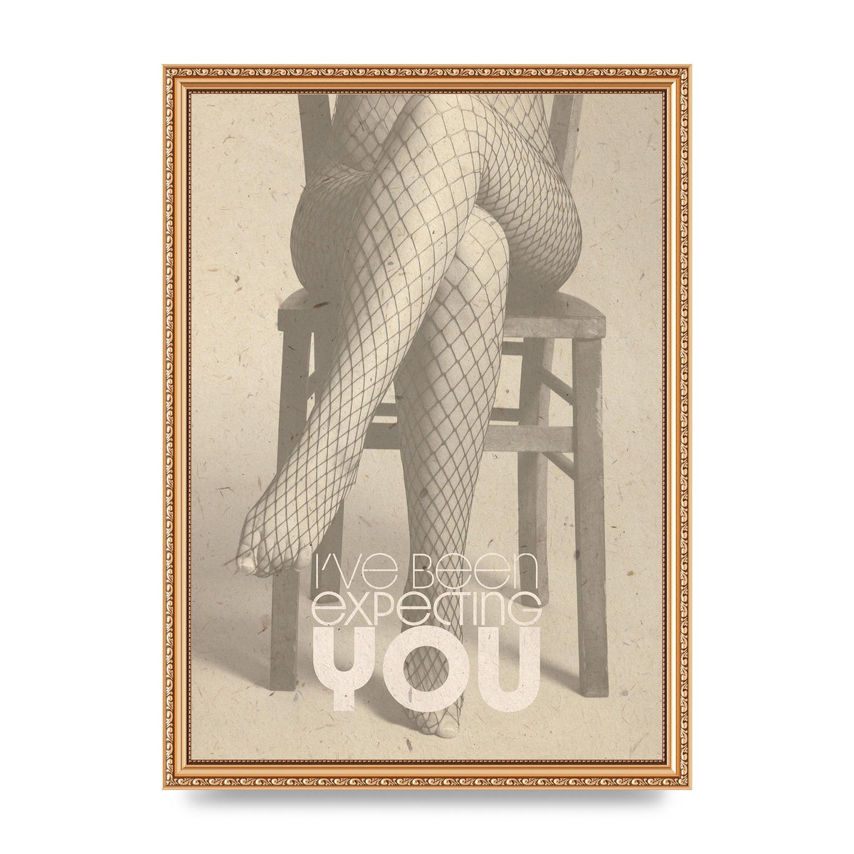 Ive Been Expecting You Fishnets Art For The Home - A3 framed