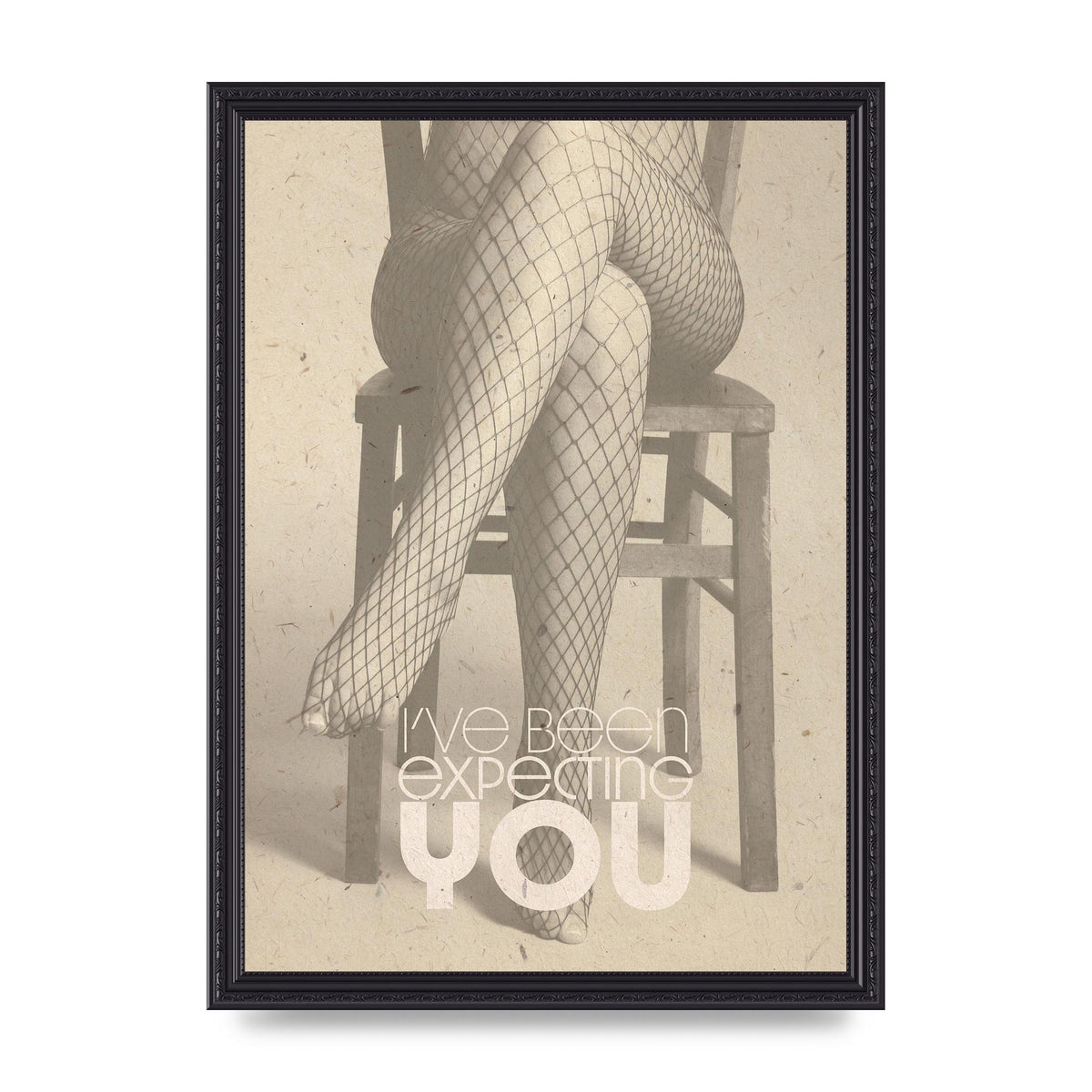Ive Been Expecting You Fishnets Art For The Home - A3 framed
