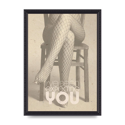 Ive Been Expecting You Fishnets Art For The Home - A3 framed