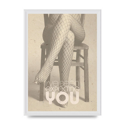 Ive Been Expecting You Fishnets Art For The Home - A3 framed