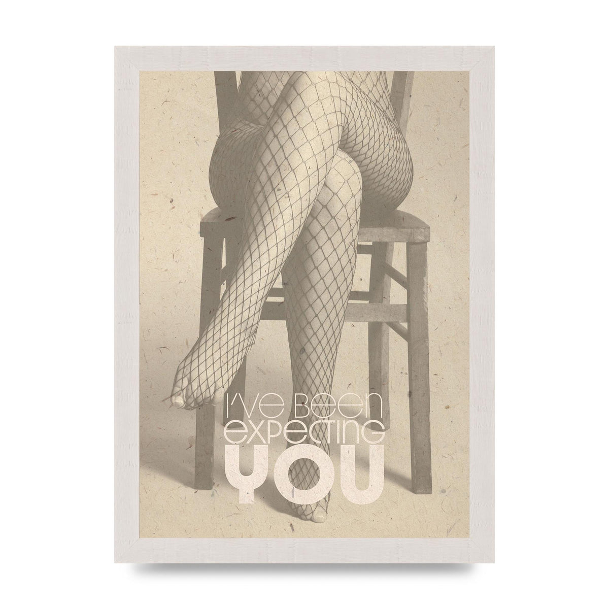 Ive Been Expecting You Fishnets Art For The Home - A4 framed
