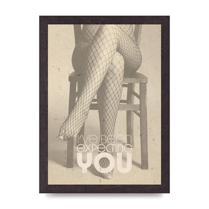 Ive Been Expecting You Fishnets Art For The Home - A4 framed