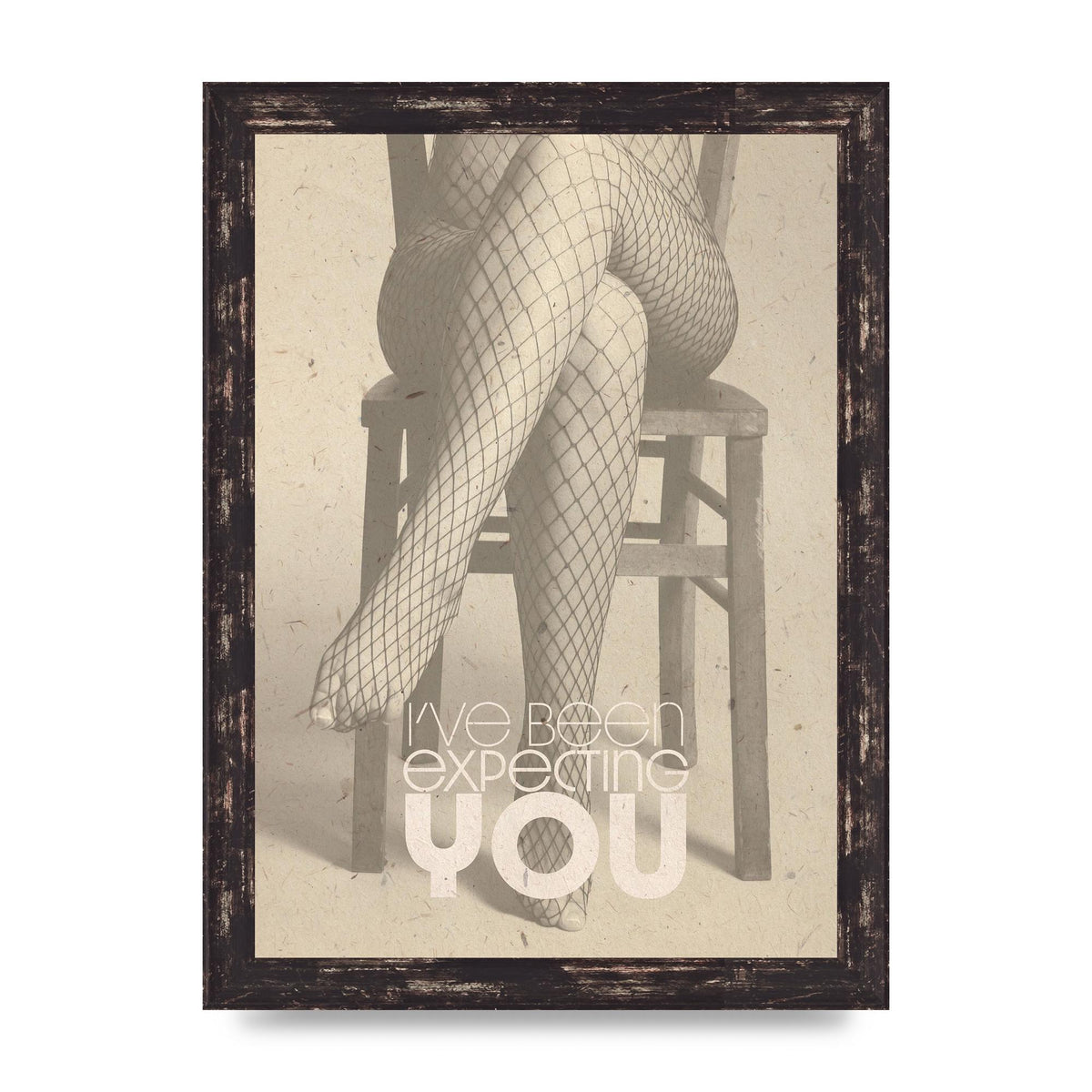 Ive Been Expecting You Fishnets Art For The Home - A4 framed