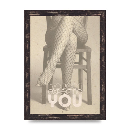 Ive Been Expecting You Fishnets Art For The Home - A4 framed