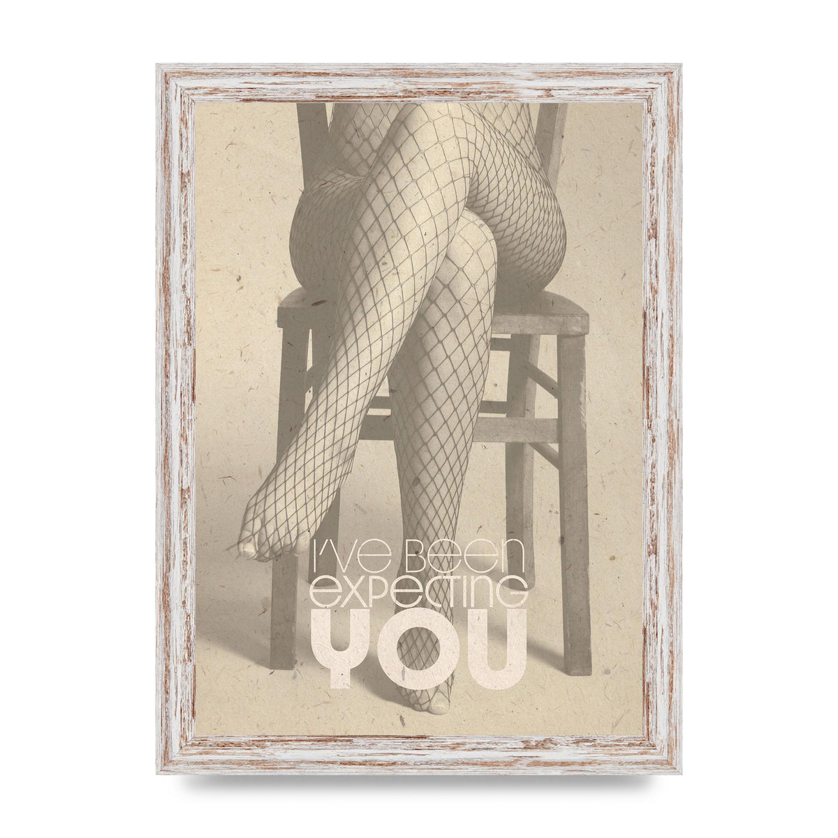 Ive Been Expecting You Fishnets Art For The Home - A4 framed