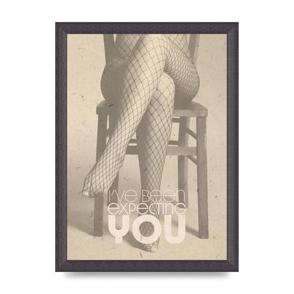 Ive Been Expecting You Fishnets Art For The Home - A4 framed