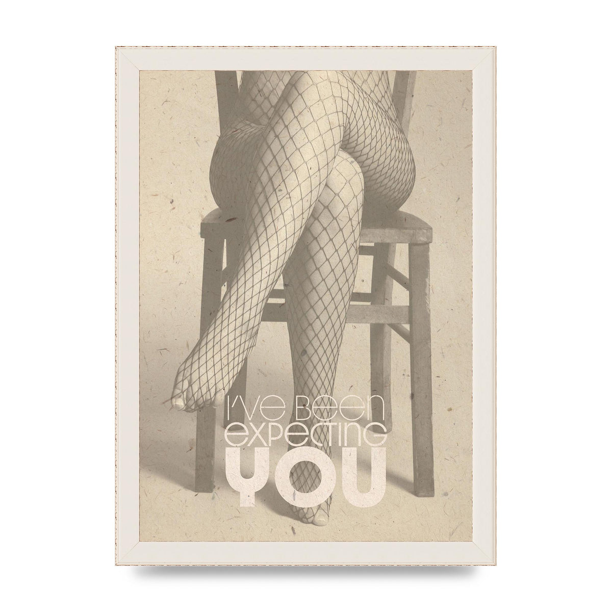 Ive Been Expecting You Fishnets Art For The Home - A4 framed