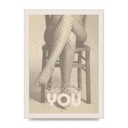Ive Been Expecting You Fishnets Art For The Home - A4 framed