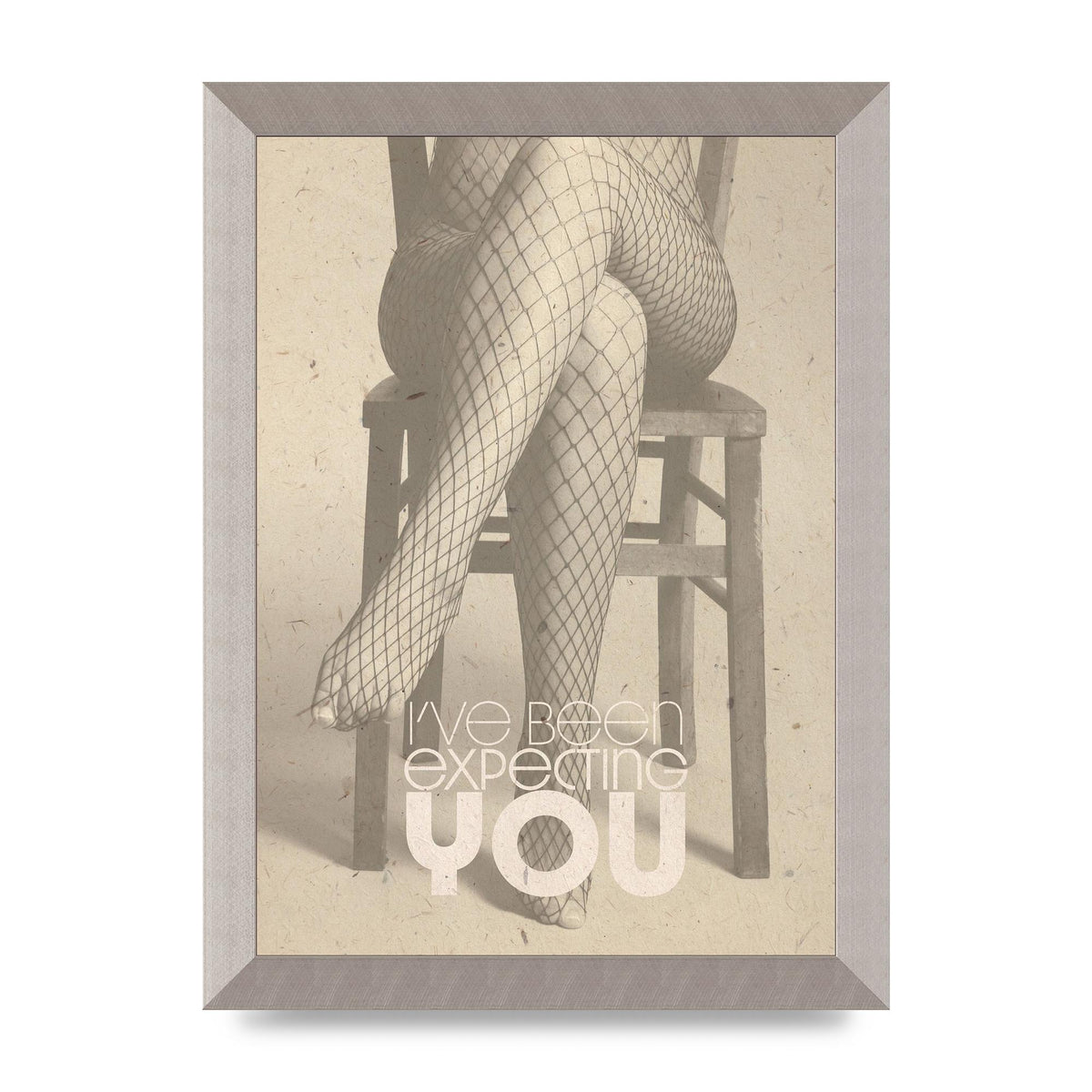 Ive Been Expecting You Fishnets Art For The Home - A4 framed