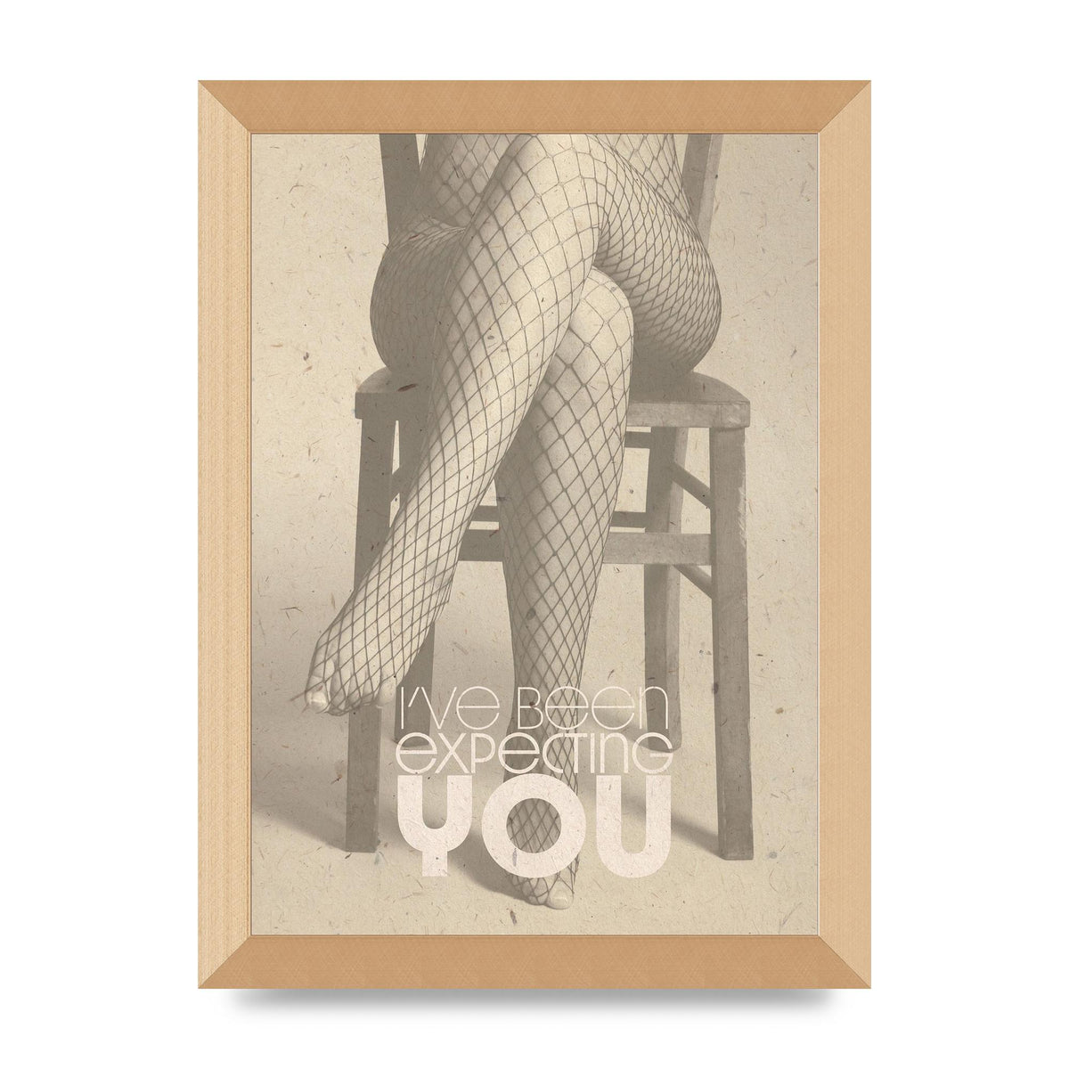 Ive Been Expecting You Fishnets Art For The Home - A4 framed