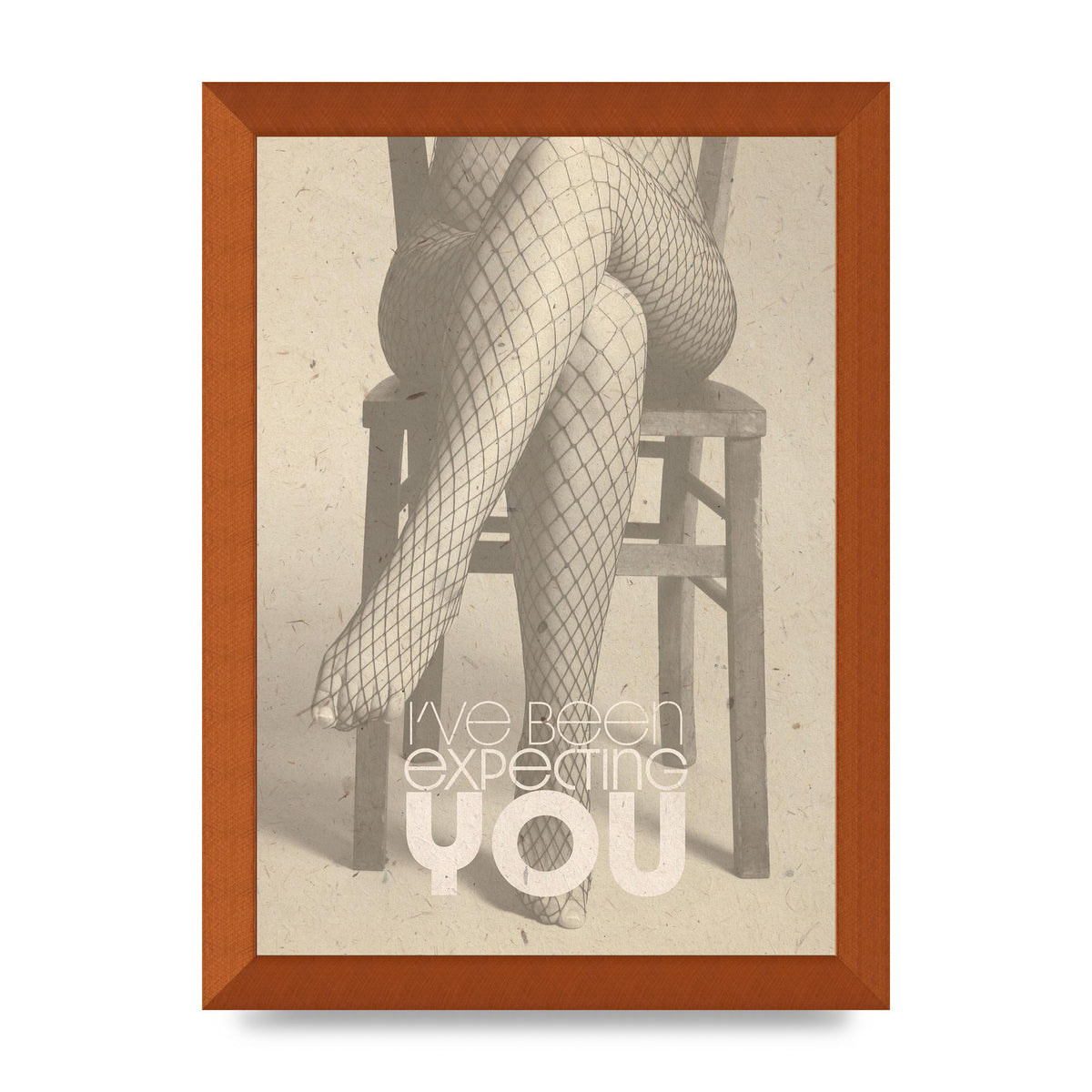 Ive Been Expecting You Fishnets Art For The Home - A4 framed