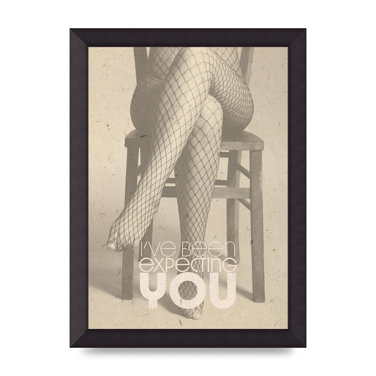 Ive Been Expecting You Fishnets Art For The Home - A4 framed