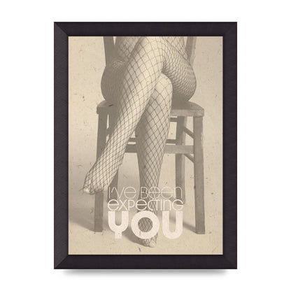 Ive Been Expecting You Fishnets Art For The Home - A4 framed