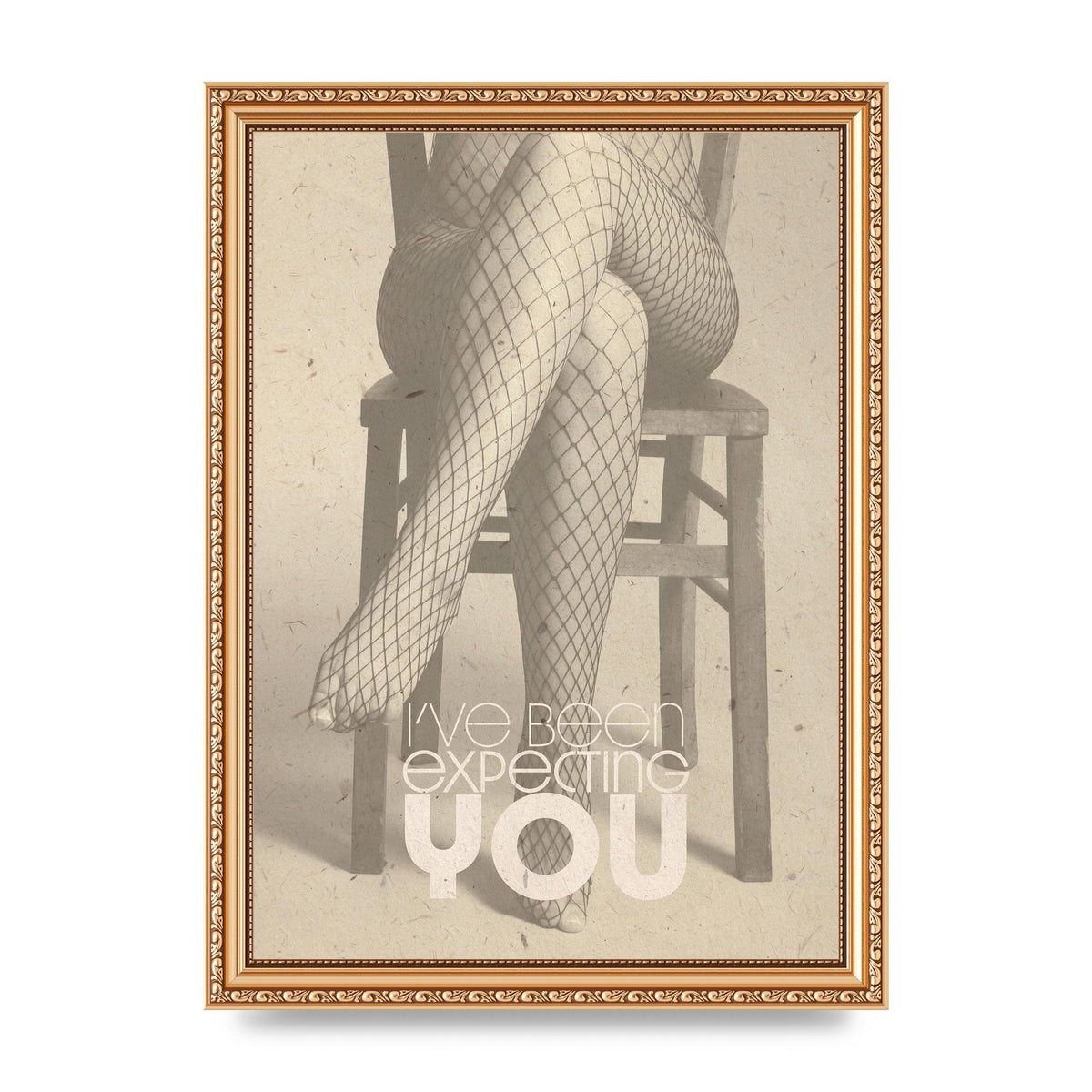 Ive Been Expecting You Fishnets Art For The Home - A4 framed