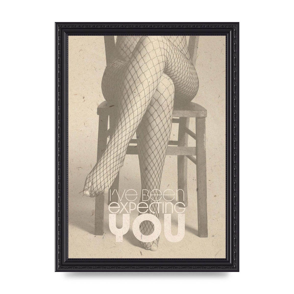 Ive Been Expecting You Fishnets Art For The Home - A4 framed