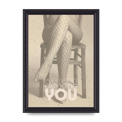 Ive Been Expecting You Fishnets Art For The Home - A4 framed