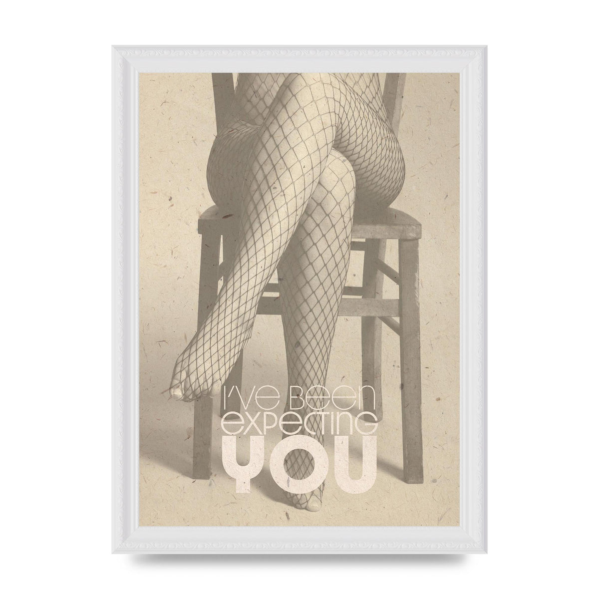 Ive Been Expecting You Fishnets Art For The Home - A4 framed