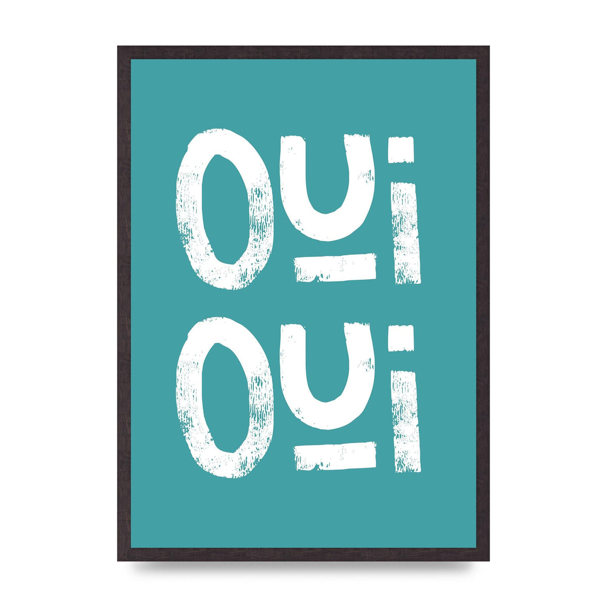 Green Oui Oui Art For The Home - A2 framed