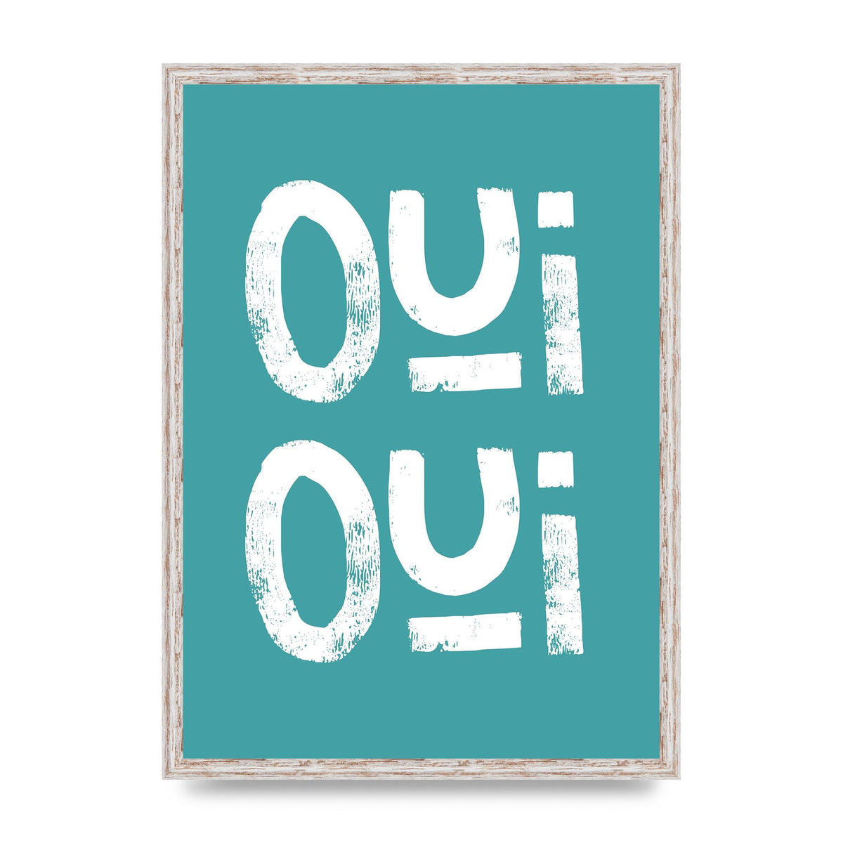 Green Oui Oui Art For The Home - A2 framed