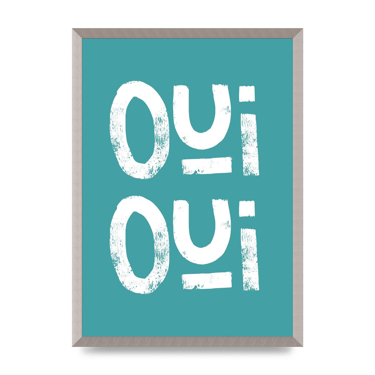 Green Oui Oui Art For The Home - A2 framed