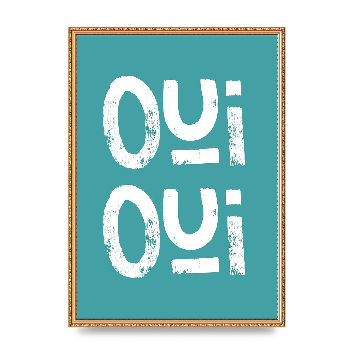 Green Oui Oui Art For The Home - A2 framed