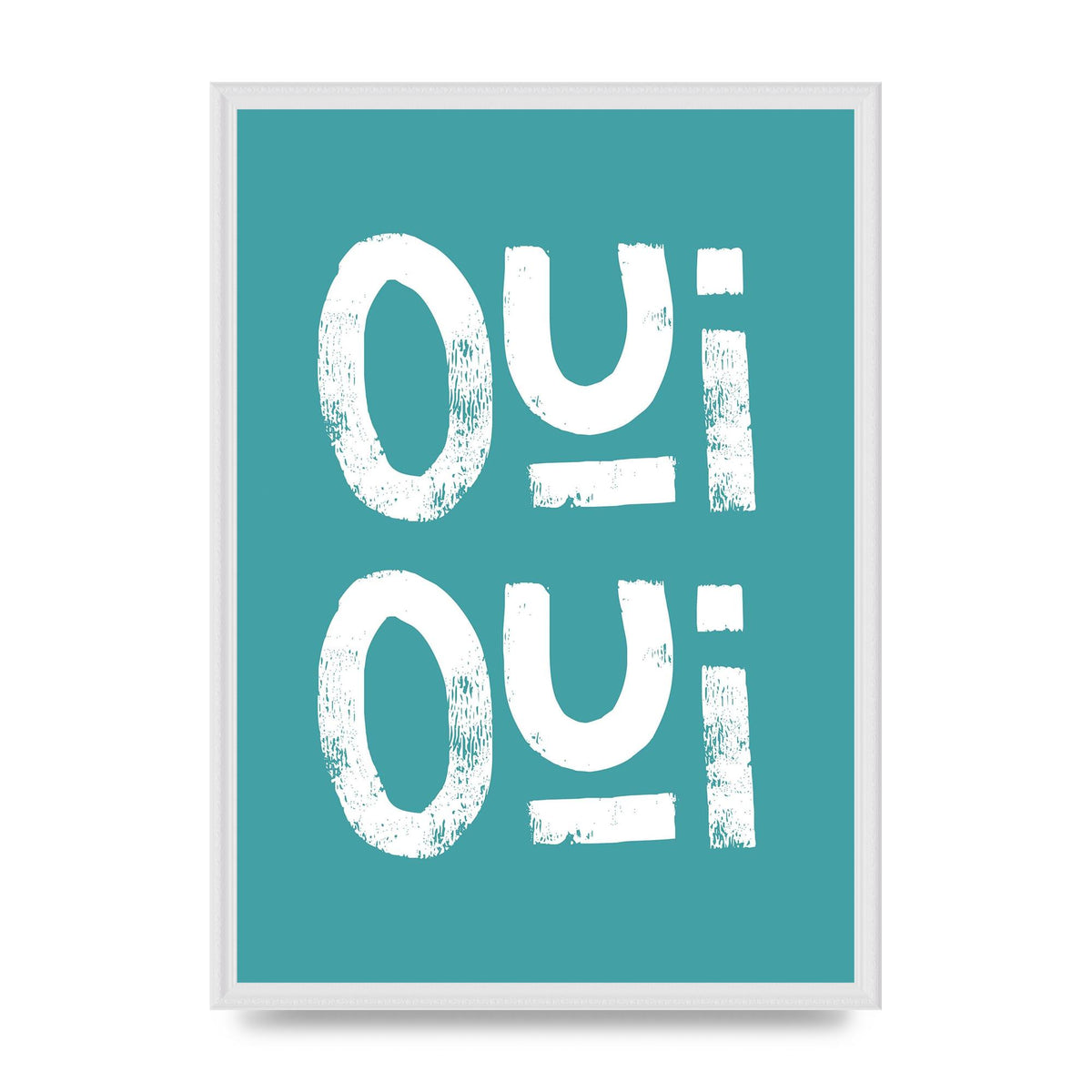 Green Oui Oui Art For The Home - A2 framed