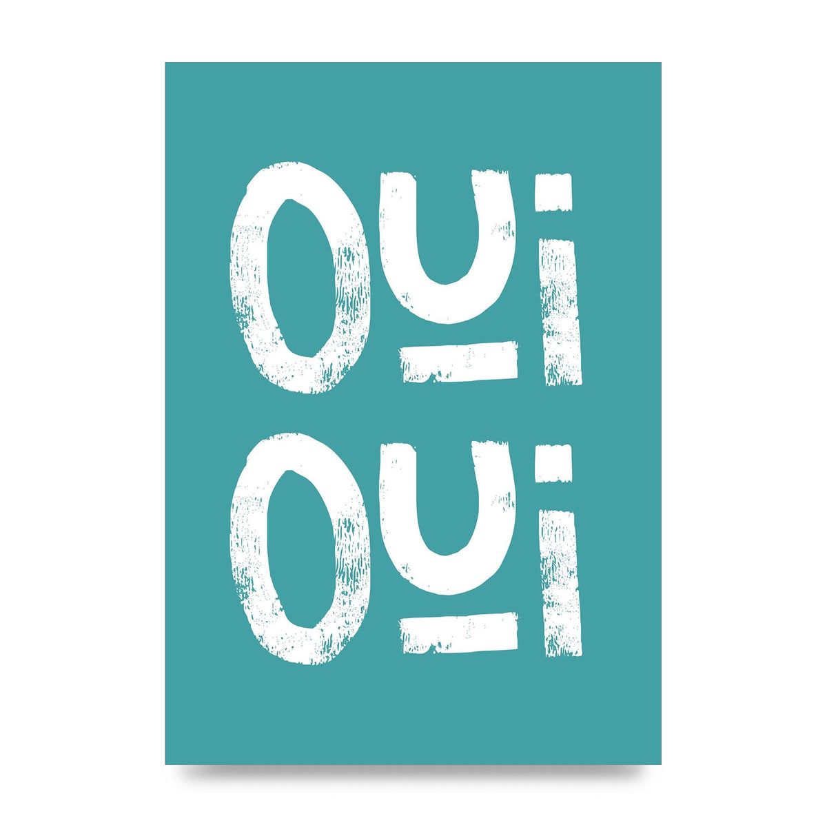 Green Oui Oui Art For The Home - unframed print