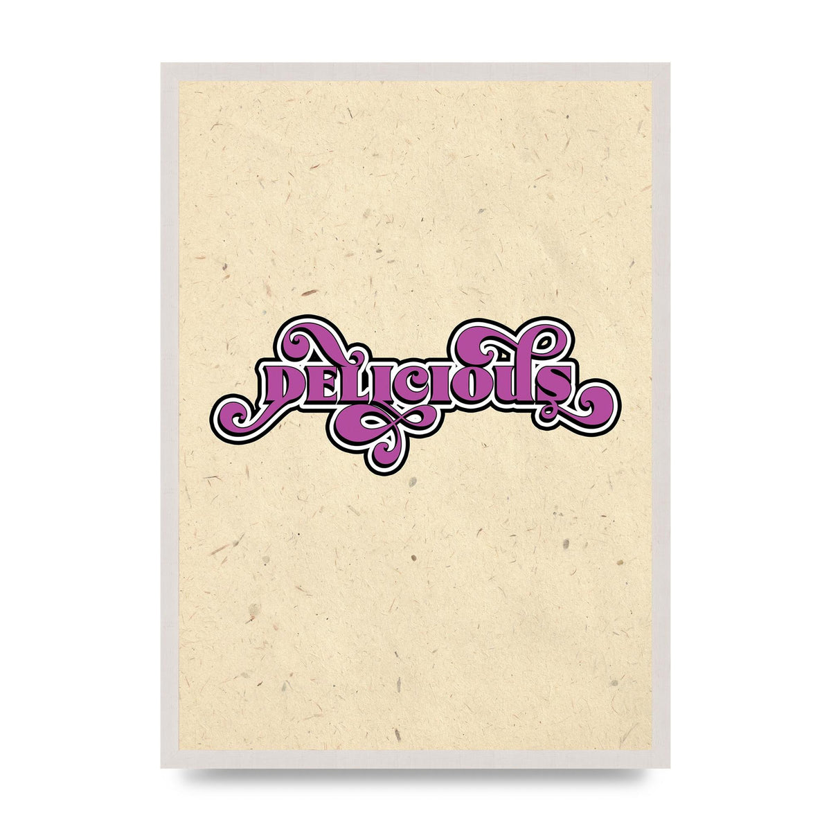 Delicious Printed Poster - A2 framed