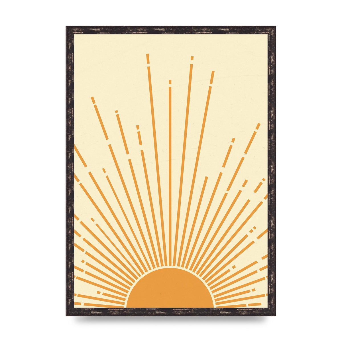 Boho Sunrise Printed Poster - A2 framed