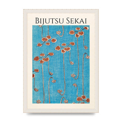 Bijutsu Sekai Vine Illustration Wall Art - A3 framed