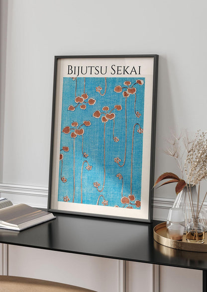 Bijutsu Sekai Vine Illustration Wall Art - living room 4
