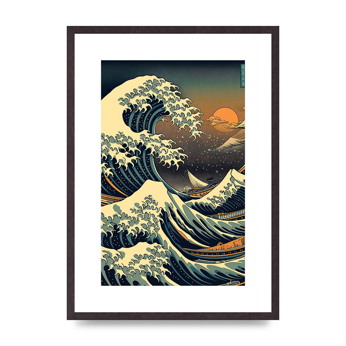 The Great Wave off Kanagawa Inspired Art Poster