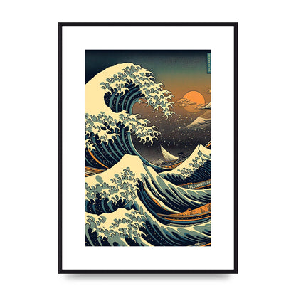 The Great Wave off Kanagawa Inspired Art Poster