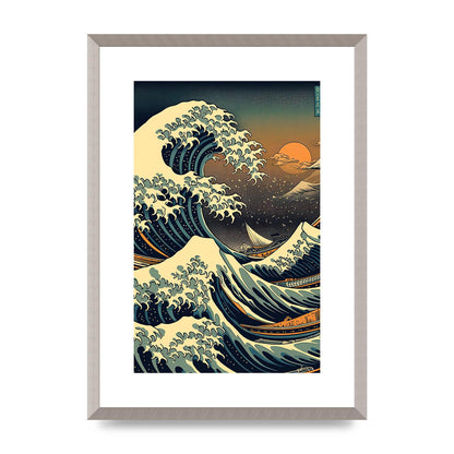 The Great Wave off Kanagawa Inspired Art Poster