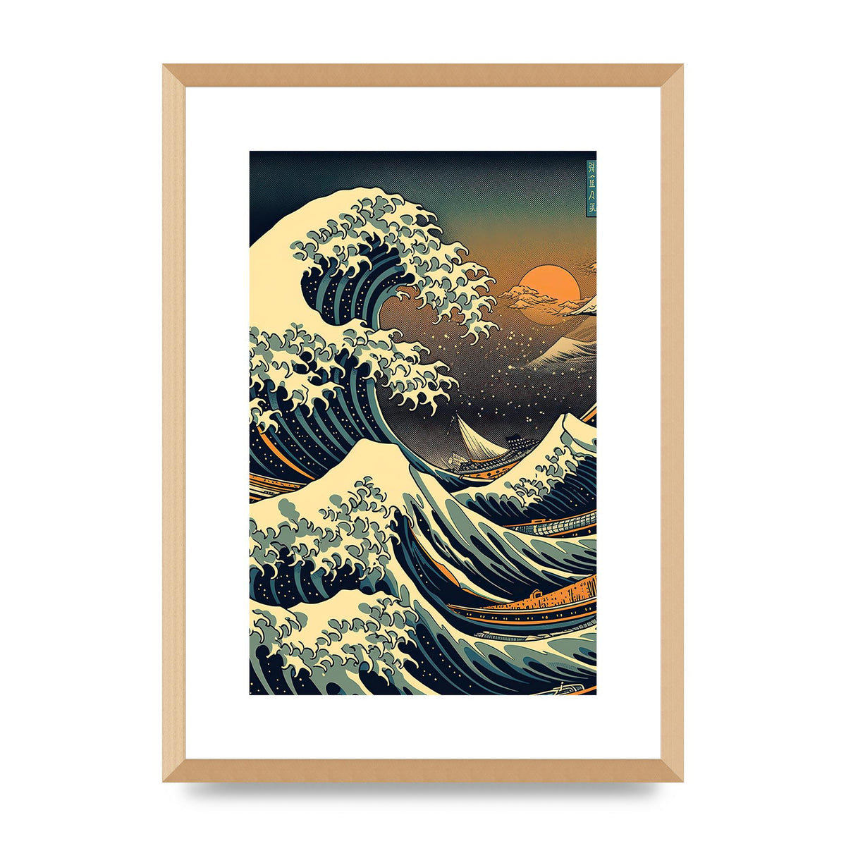 The Great Wave off Kanagawa Inspired Art Poster