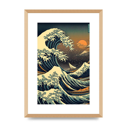The Great Wave off Kanagawa Inspired Art Poster
