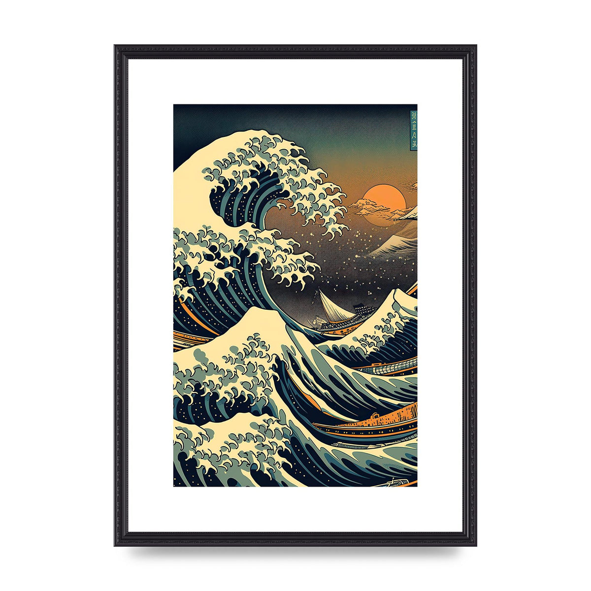 The Great Wave off Kanagawa Inspired Art Poster