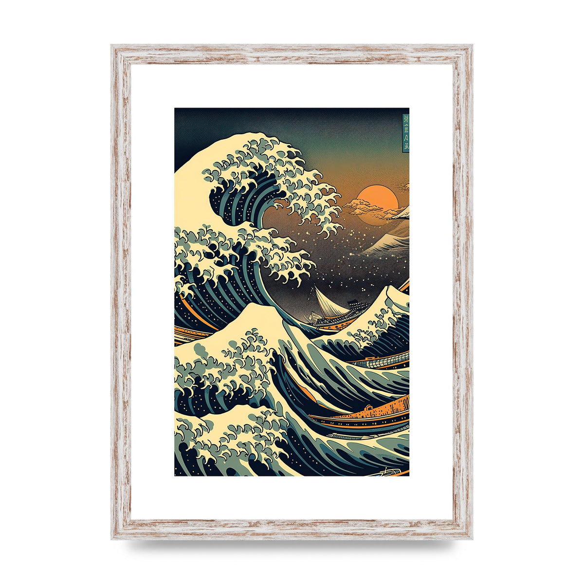The Great Wave off Kanagawa Inspired Art Poster