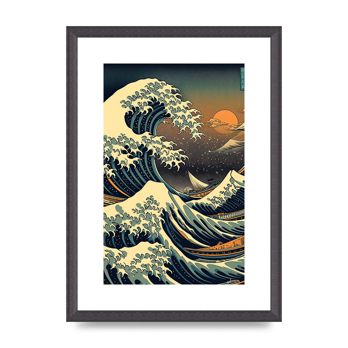 The Great Wave off Kanagawa Inspired Art Poster