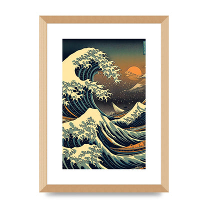 The Great Wave off Kanagawa Inspired Art Poster