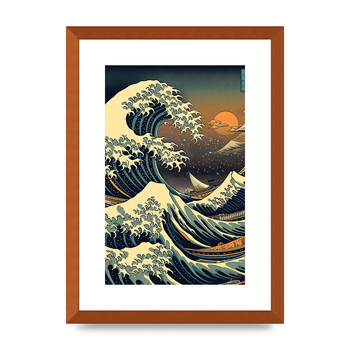 The Great Wave off Kanagawa Inspired Art Poster