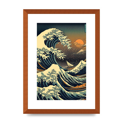 The Great Wave off Kanagawa Inspired Art Poster