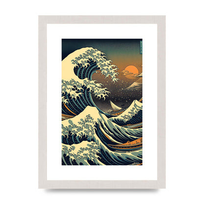 The Great Wave off Kanagawa Inspired Art Poster