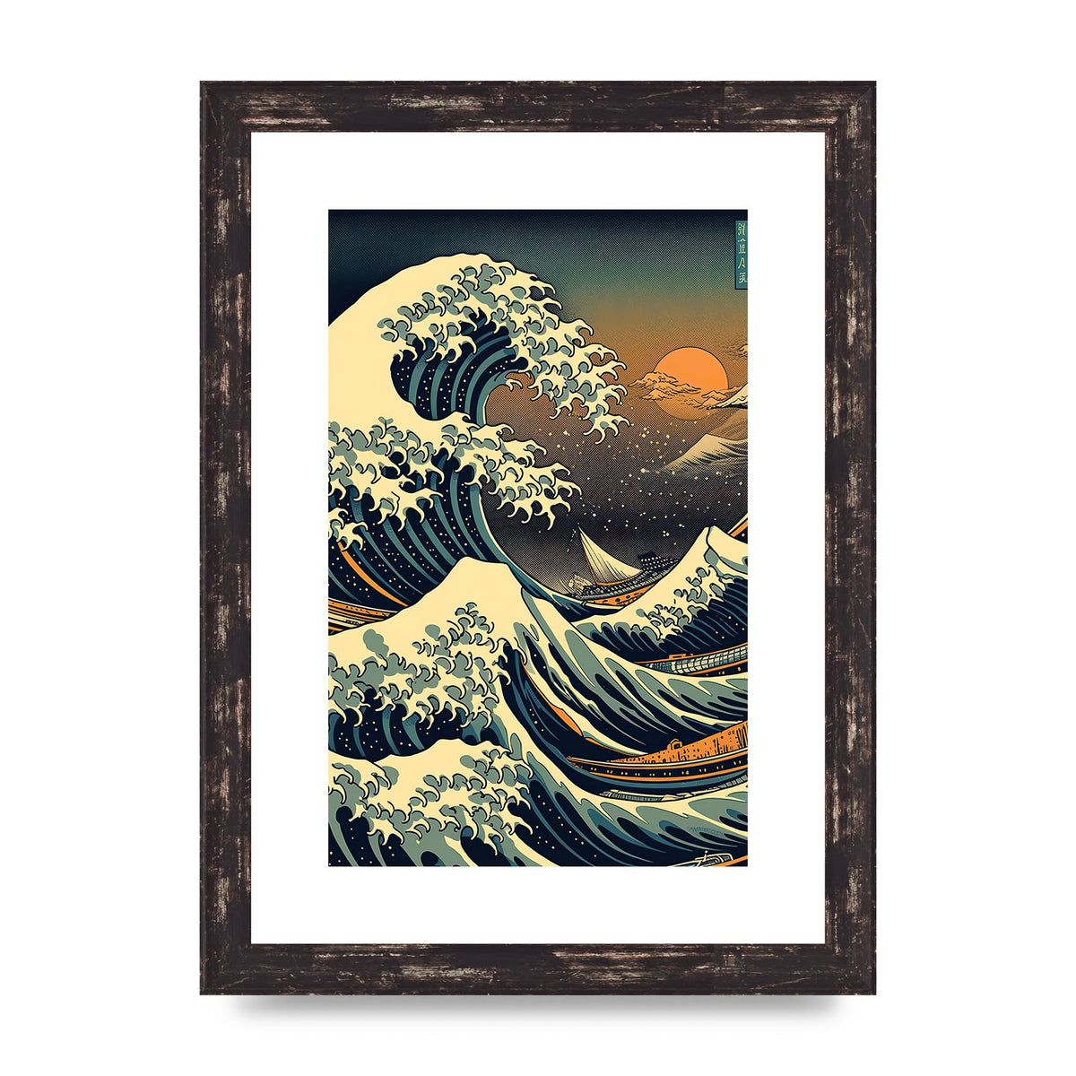 The Great Wave off Kanagawa Inspired Art Poster