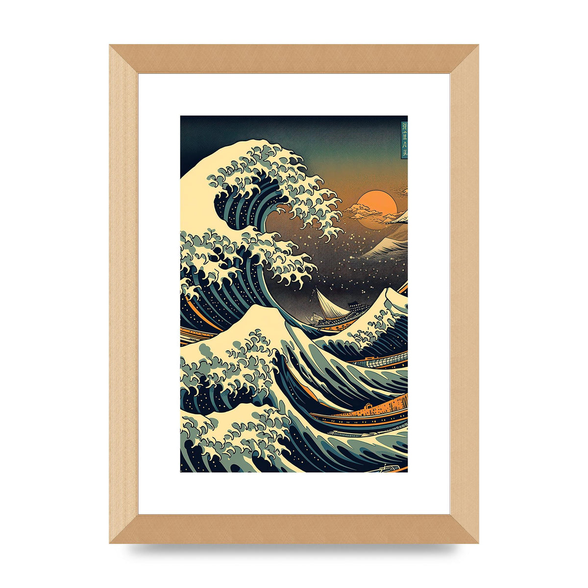 The Great Wave off Kanagawa Inspired Art Poster