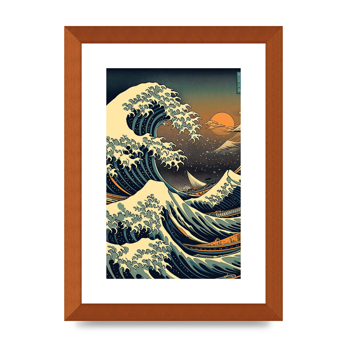 The Great Wave off Kanagawa Inspired Art Poster