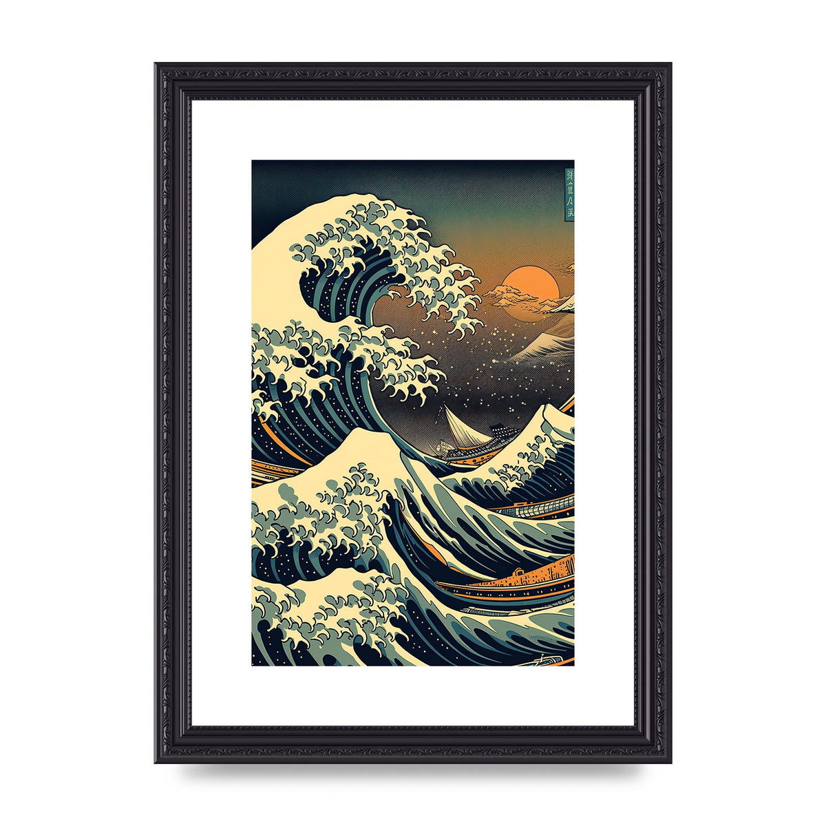 The Great Wave off Kanagawa Inspired Art Poster